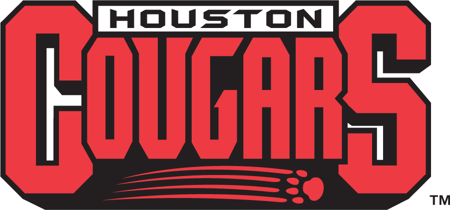 Houston Cougars 1996-2003 Wordmark Logo v2 diy DTF decal sticker